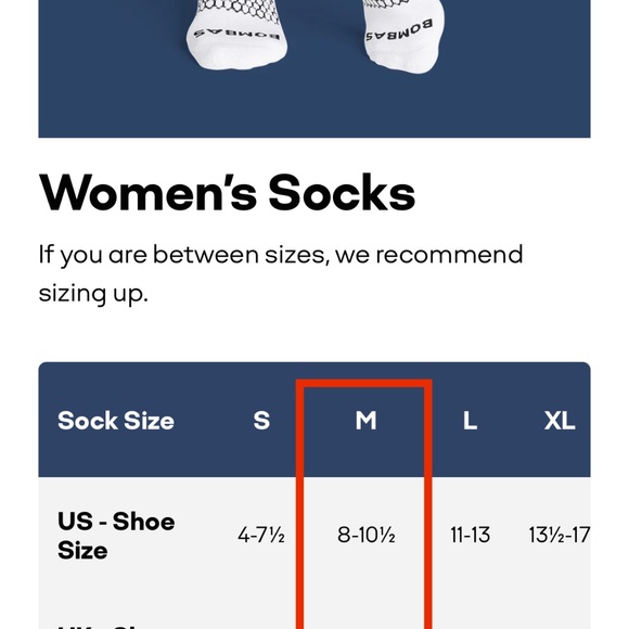 Bombas Socks - 3 pack Women’s Calf size M - Picture 3 of 4